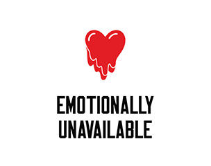 EMOTIONALLY UNAVAILABLE＞LS HAND T BLK | MAKES ONLINE STORE