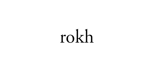 rokh ／ ロク | MAKES ONLINE STORE