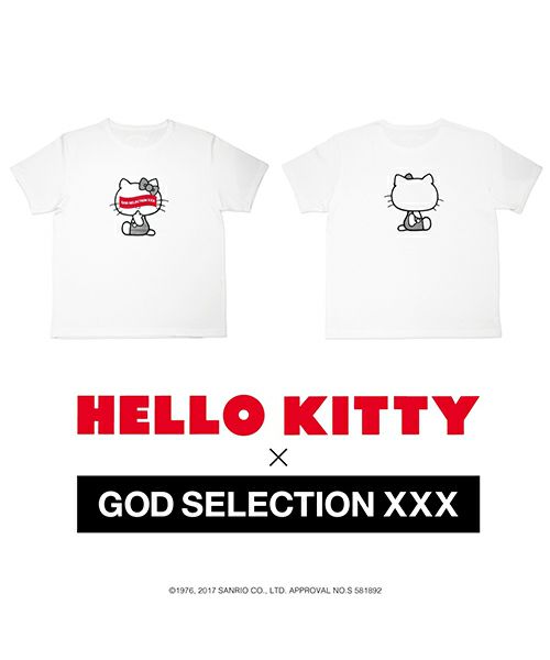 GOD SELECTION XXX＞x HELLO KITTY T-SH | MAKES ONLINE STORE