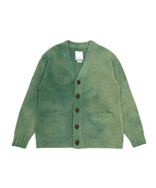 visvim SELMER LONG CARDIGAN UNEVEN DYE-