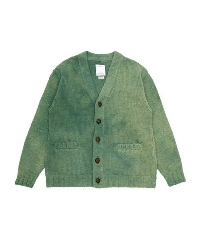 visvim ビズビム SELMER LONG CARDIGAN 緑 2 | eclipseseal.com