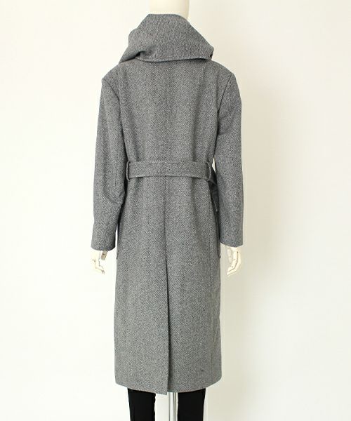 HYKE＞TWEED MACKINAW COAT | MAKES ONLINE STORE