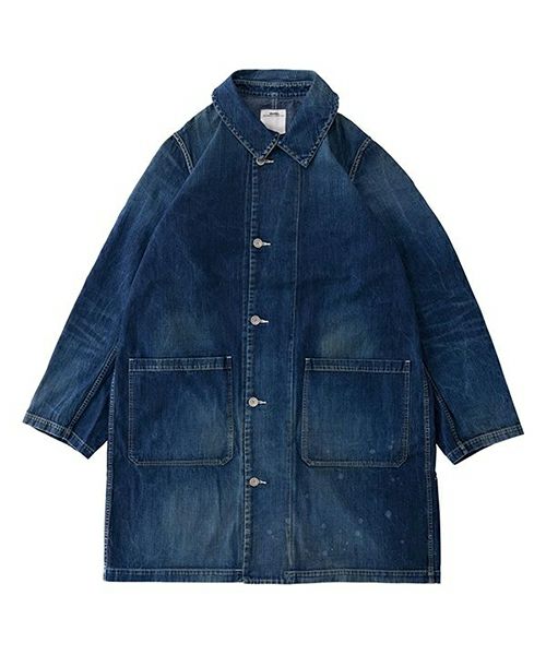 visvim＞GREASE MONKEY COAT DRY DENIM | MAKES ONLINE STORE