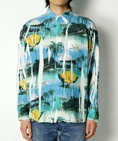 doublet＞COMPRESSED ALOHA SHIRT IN THE HANGER MOLD | MAKES ONLINE STORE