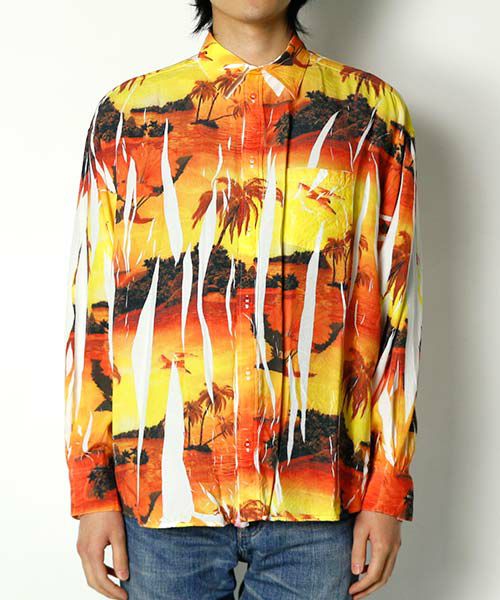 doublet＞COMPRESSED ALOHA SHIRT IN THE HANGER MOLD | MAKES ONLINE STORE