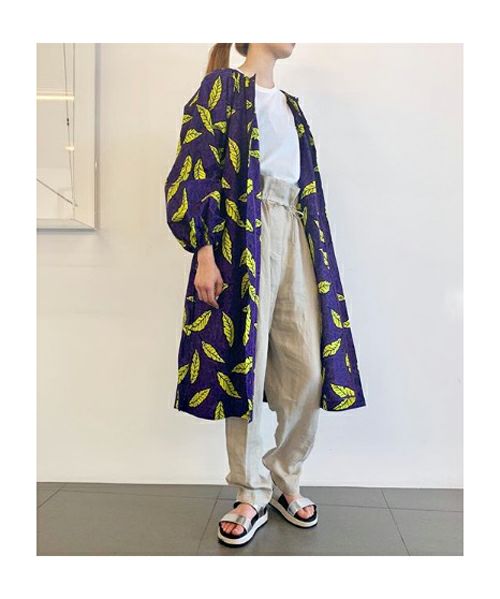 Odile Jacobs>WAX cotton DRESS w BUTTONS | MAKES ONLINE STORE Odile Jacobs>WAX cotton DRESS w BUTTONS | MAKES ONLINE STORE