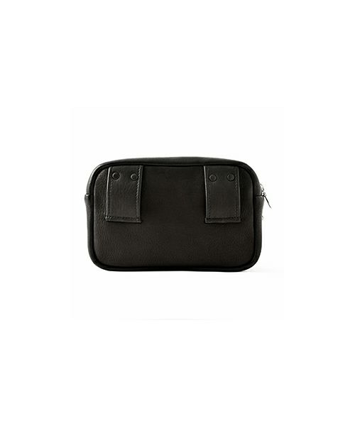Aeta(アエタ) / DEER BELT POUCH S/ポーチ/レザー/BLK | 中古品