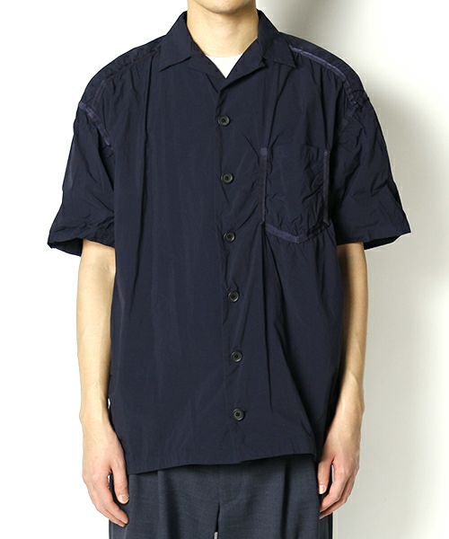 カラー ＜kolor＞ナイロンタイプライター S/S SHIRT(20SCM-B01102)