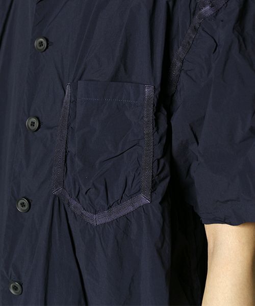 kolor＞ナイロンタイプライター S/S SHIRT(20SCM-B01102) | MAKES