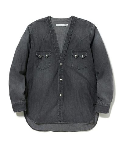 nonnative＞RANCHER SHIRT JACKET COTTON 8oz DENIM VW DARK | MAKES