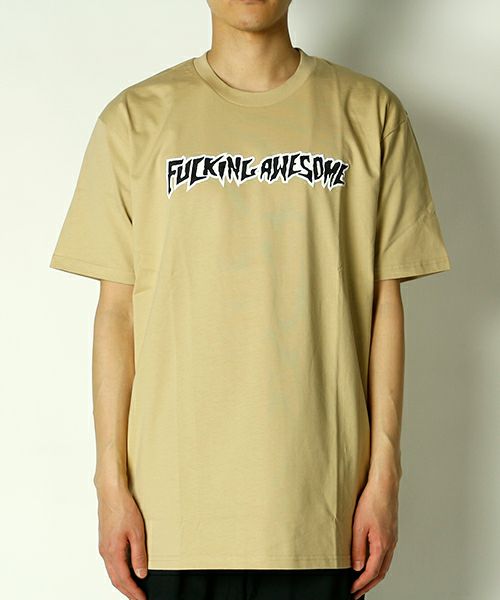 Fucking Awesome＞Puff Outline Logo Tee | MAKES ONLINE STORE