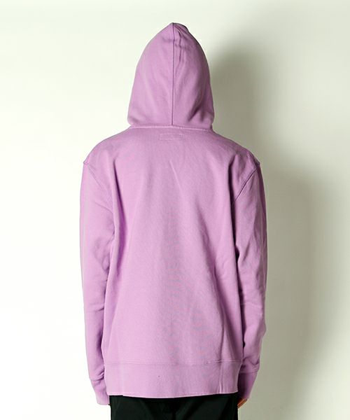 [M] Garment Dyed Chenille Logo Hoodie