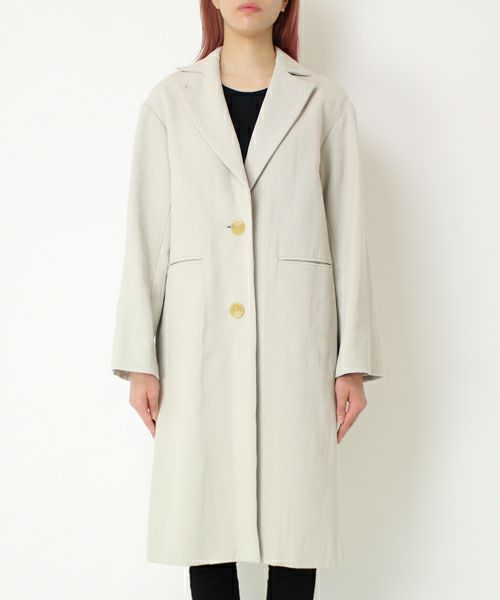 GINGER掲載商品 ARCHI アーキ2020AW DAPHNE COAT WHITE - ワンピース