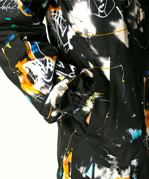 COMMEdesGARCONS SHIRT＞FUTURA Print Shirt Jacket | MAKES ONLINE STORE