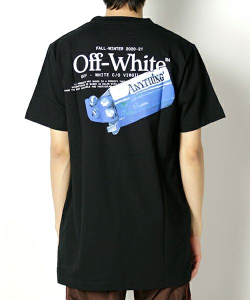 Ond kilometer Piping Off-White＞PASCAL MEDICINE S/S SLIM TEE(OMAF20-018) | MAKES ONLINE STORE