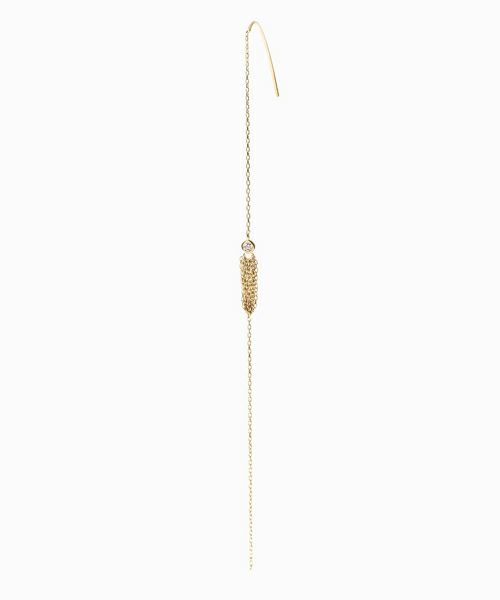 Hirotaka＞Crinoid Diamond Long Tassel Earring(CD04KDE