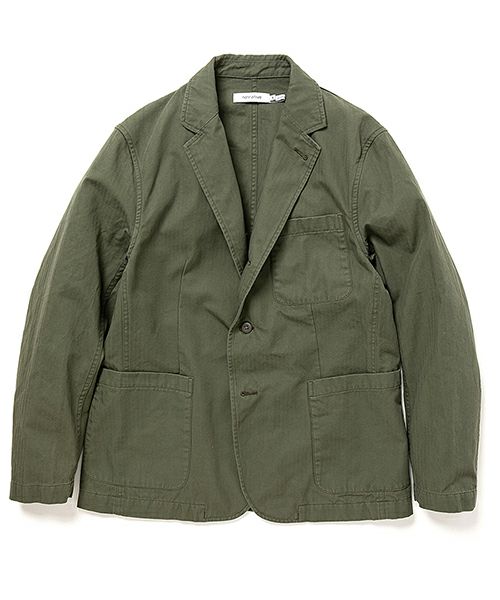 ＜nonnative＞DWELLER 3B JACKET COTTON HERRINGBONE TWILL VW