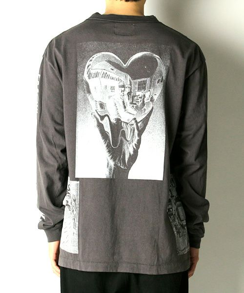 EMOTIONALLY UNAVAILABLE＞LS HAND T BLK | MAKES ONLINE STORE