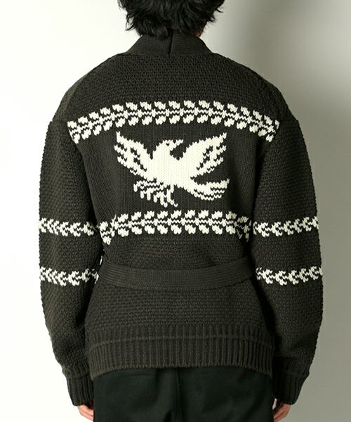RAINMAKER レインメーカー BELTED COWTIN SWEATER季節感秋冬