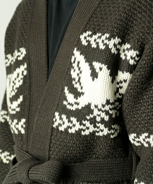 RAINMAKER＞BELTED COWTIN SWEATER | MAKES ONLINE STORE