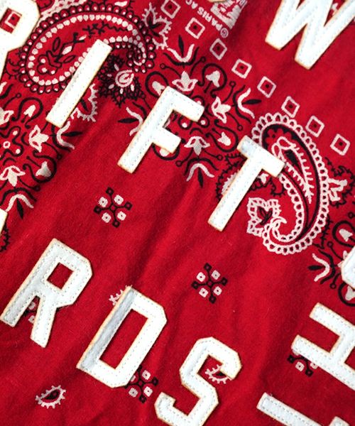 READYMADE＞RED BANDANA BASEBALL SHIRT(RE-CO-RE-00-00-136) | MAKES