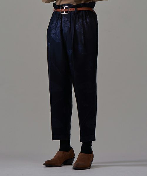 ＜BED J.W. FORD＞Over Waist (cropped) Jacquard pattern ...