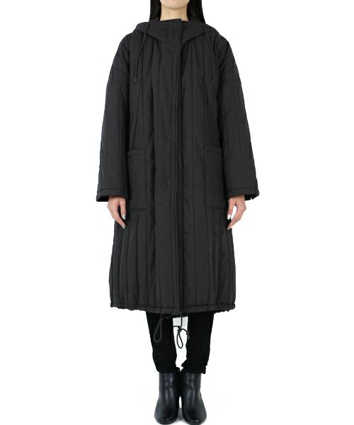 ARCHI＞ORGANIC COTTON STRIPE QUILT MODS COAT | MAKES ONLINE STORE