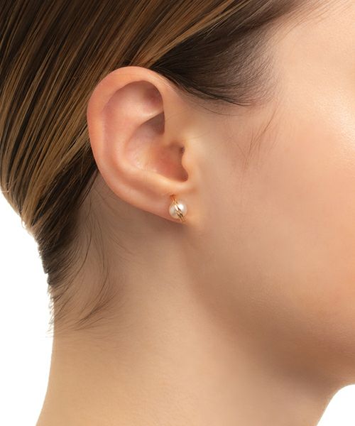 Hirotaka＞Beluga Pearl Earring S (PE77KPE) | MAKES ONLINE STORE
