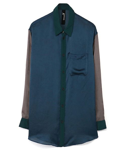 ＜Ground Y＞Garment Dye Collar Shirt
