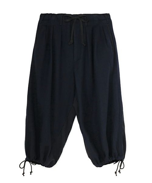 ＜Ground Y＞Wool Serge Patchwork A Balloon Pants