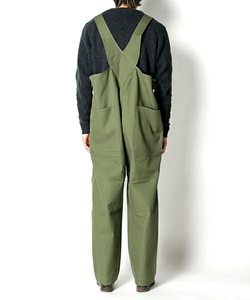 ＜blurhmsROOTSTOCK＞Cotton Serge Salvage Overalls