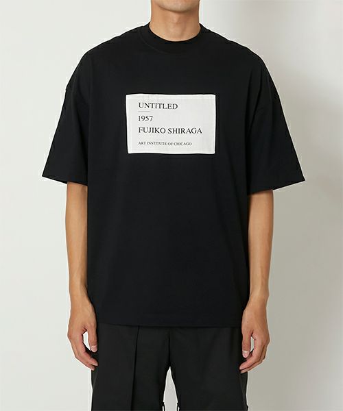 ＜ALMOSTBLACK＞FRONT PRINTED S/S TEE Ver.2