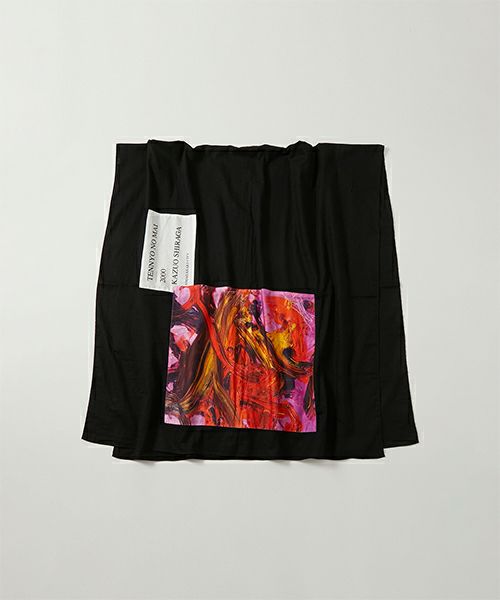 ＜ALMOSTBLACK＞PRINTED STOLE