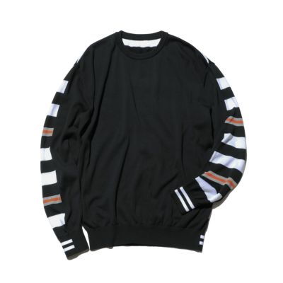 SOPHNET.＞BACK BORDER CREWNECK KNIT | MAKES ONLINE STORE