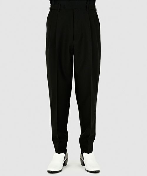 LAD MUSICIAN＞2TUCK TAPERED WIDE SLACKS（2122-556） | MAKES ONLINE