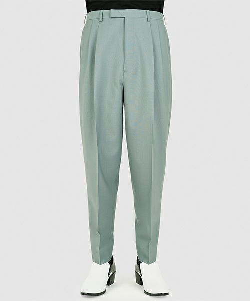 LAD MUSICIAN＞2TUCK TAPERED WIDE SLACKS（2122-556） | MAKES ONLINE