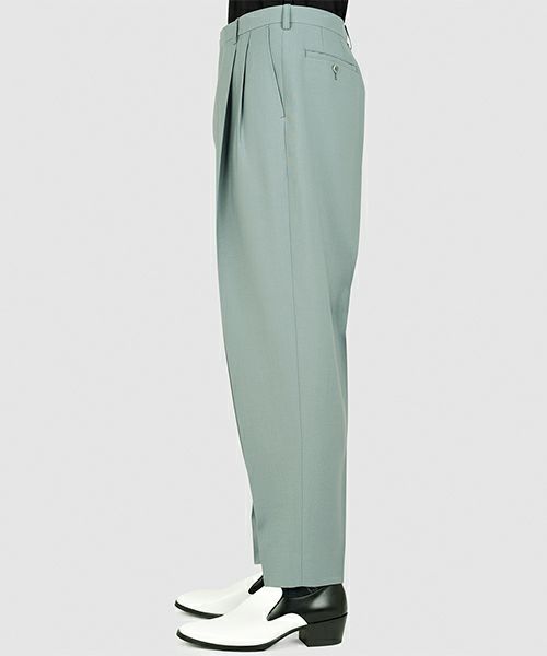 LAD MUSICIAN - 2Tuck Tapered Wide Slacks | fakejam