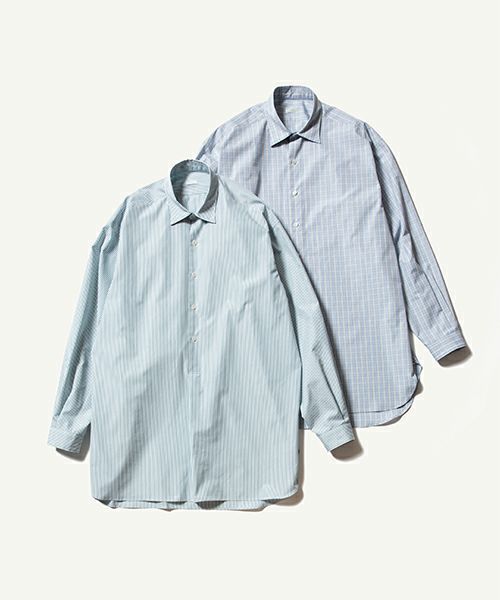 トップス A.PRESSE Pullover Granpa Shirts 3 A.PRESSE / Pullover Granpa Shirts (Brown) | twelve