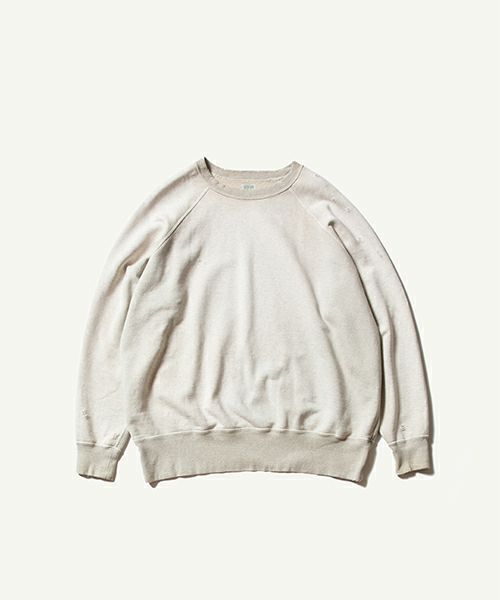 A.PRESSE＞Vintage Washed Sweat Shirt OATMEAL | MAKES ONLINE STORE