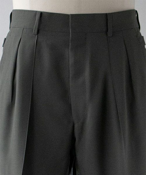 RAINMAKER＞2-PLEATED TROUSERS | MAKES ONLINE STORE