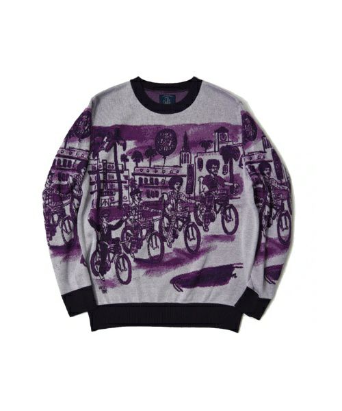 ＜THE STYLIST JAPAN＞MIAMI ART DECO JACQUARD KNIT(TSJK-21023)