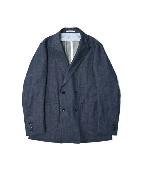 ＜THE STYLIST JAPAN＞SCYE x THE STYLIST JAPAN DOUBLE BREATED DENIM JACKET(TSJJ-21005)