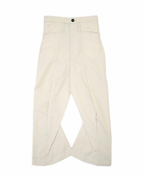 ＜KOZABURO＞HOPSACK 3D SHAPED TROUSERS