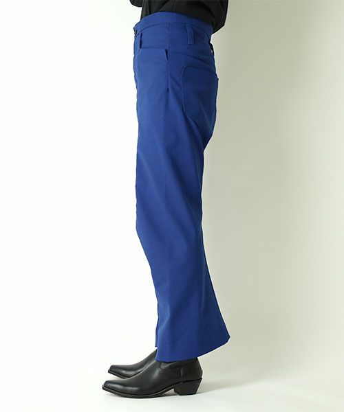 KOZABURO＞HOPSACK 3D SHAPED TROUSERS | MAKES ONLINE STORE