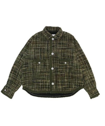 READYMADE＞TWEED SHIRT JACKET (RE-MX-KH-00-00-189) | MAKES ONLINE