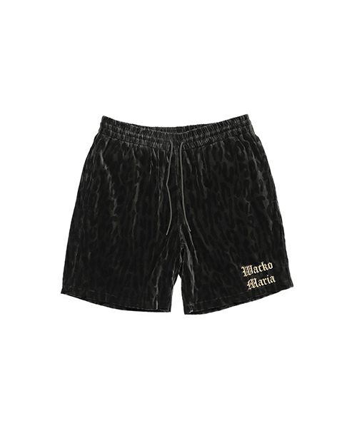 ＜WACKO MARIA＞LEOPARD VELVET SHORTS