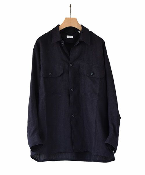 COMOLI＞リネン C.P.Oシャツ（V01-01019） | MAKES ONLINE STORE