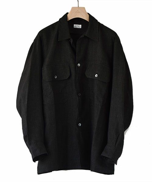 COMOLI＞リネン C.P.Oシャツ（V01-01019） | MAKES ONLINE STORE