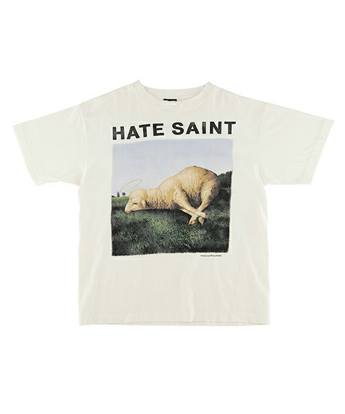 ＜SAINT MICHAEL＞SS TEE_HATE SHEEP