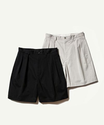 A.PRESSE＞Two Tuck Chino Shorts | MAKES ONLINE STORE